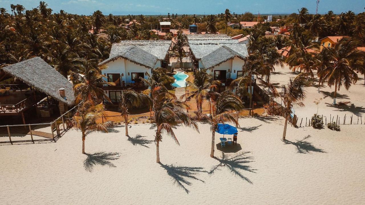 Ap Vila Mar Pé na areia com vista para o mar e piscina Barra Grande  Exterior foto